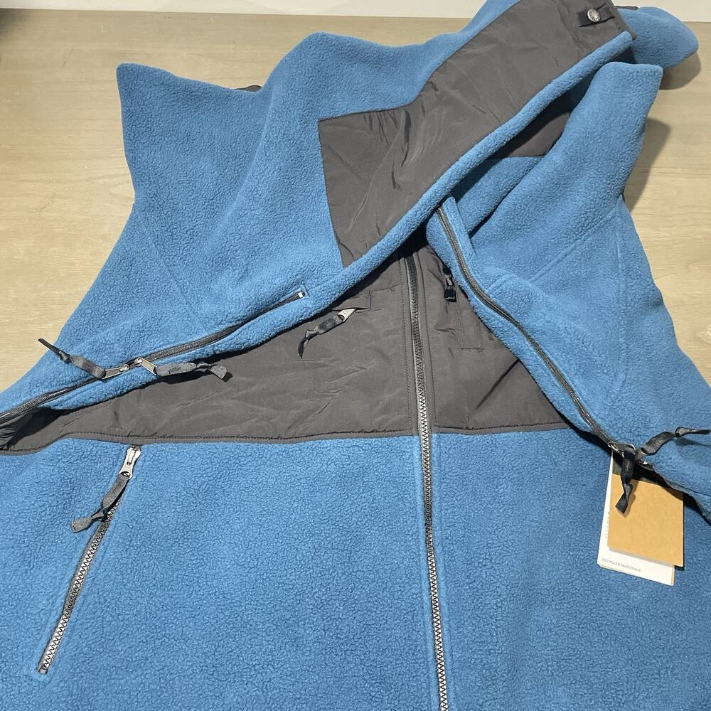 The North Face Men’s Big 4X NEW Retro Denali Jacket Midnight Petrol Relaxed Fit - Picture 7 of 9